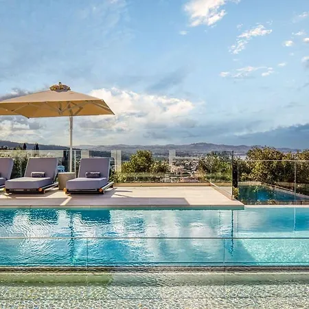 Dominante - Horizon With Sea-view Heated Jacuzzi & Infinity Pool By Posarelli Acharavi (Corfu)