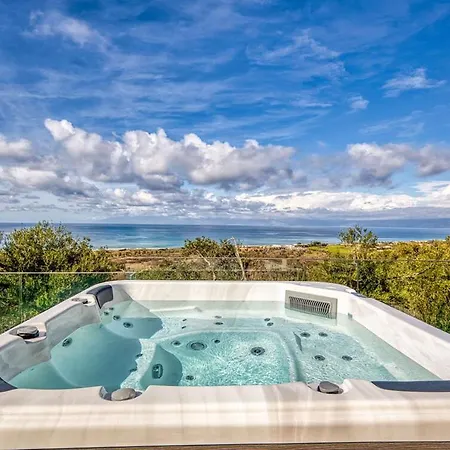 Dominante - Horizon With Sea-view Heated Jacuzzi & Infinity Pool By Posarelli Villa Acharavi (Corfu)
