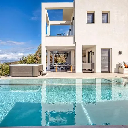 Dominante - Horizon With Sea-view Heated Jacuzzi & Infinity Pool By Posarelli Villa